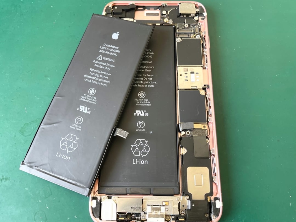iPhone 6s Plus バッテリー交換修理