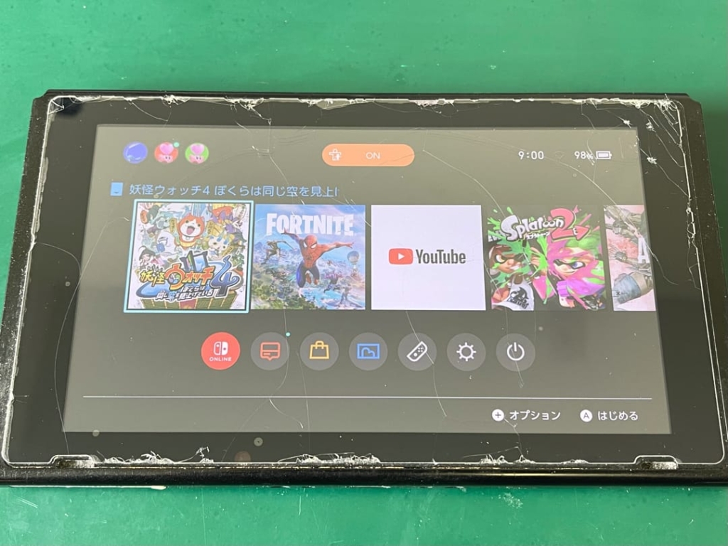 Switchが青い画面に!ブルースクリーン修理【データ復旧率98 