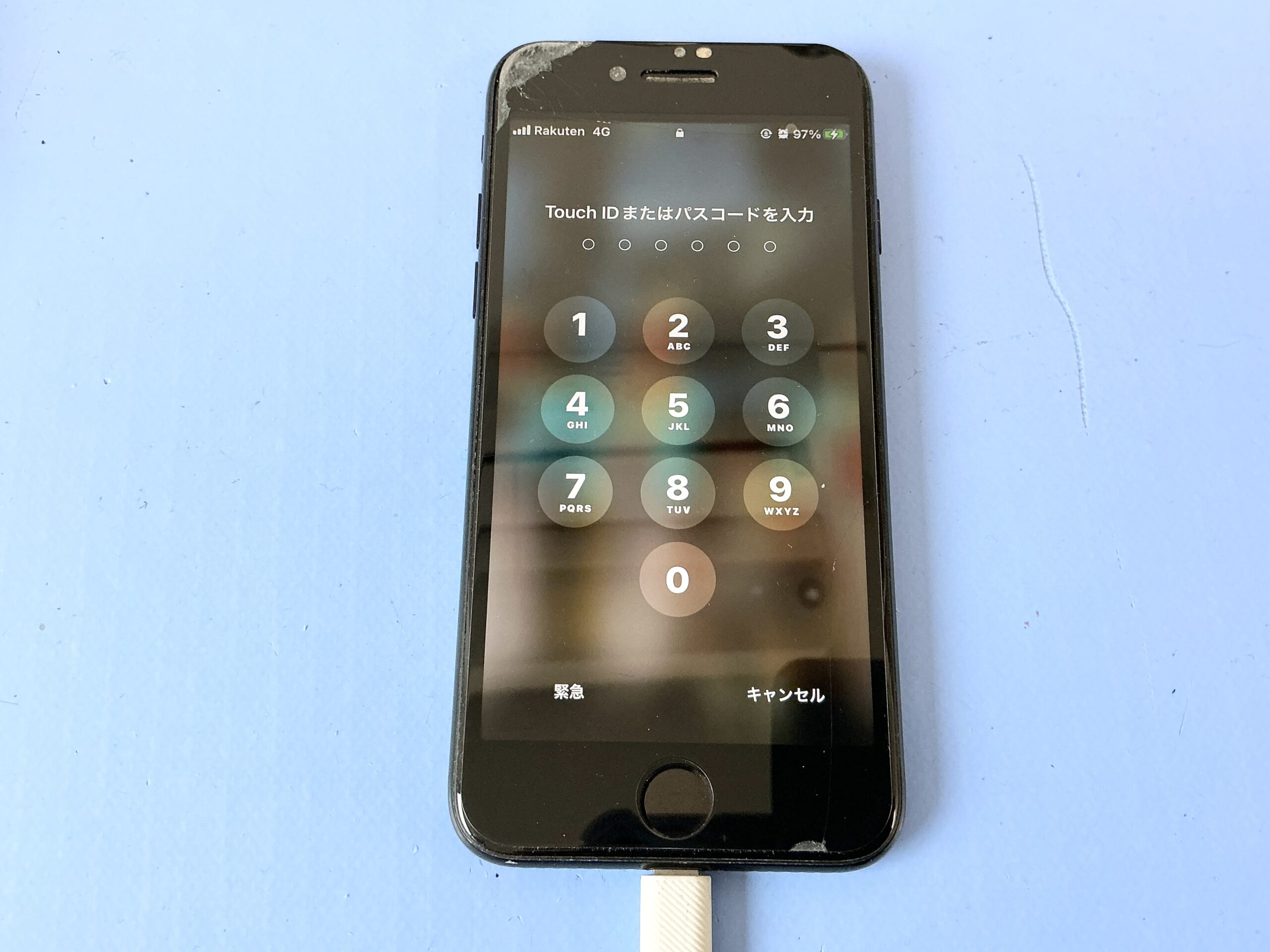 奈良市 iPhone 7 充電できない 修理前の外観確認