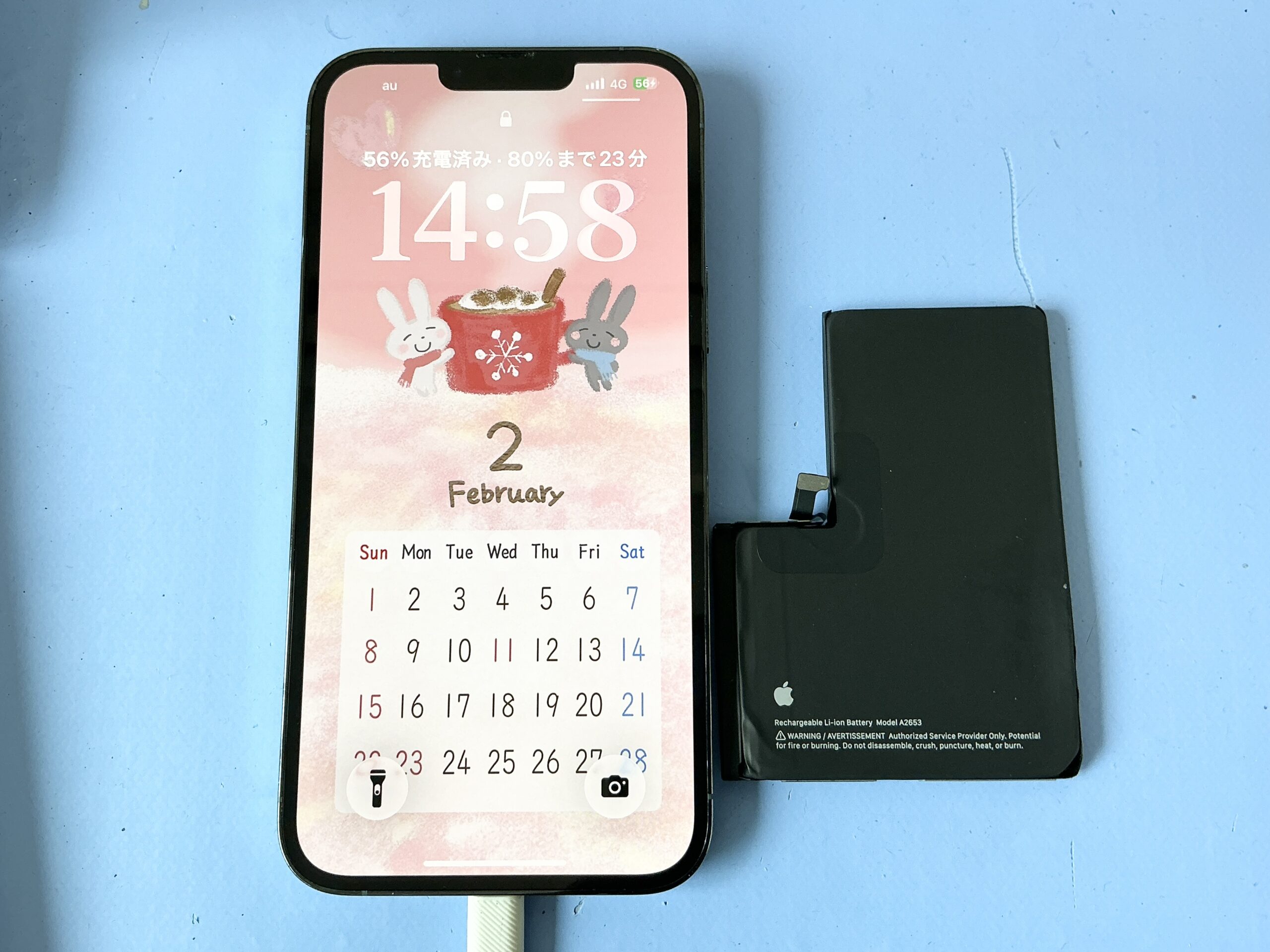 iPhone 13 ProMax バッテリー交換完了